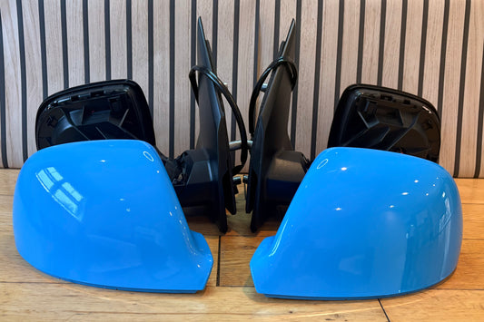 VW TRANSPORTER T6/T6.1 | 2015-2023 | DOOR WING MIRRORS | ELECTRIC | HEATED | British Gas Blue