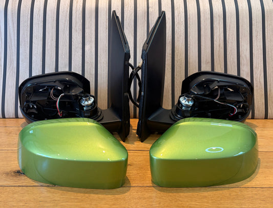 Caddy life mirrors upgrade | 2004-2020| POWER FOLDING | Painted in Viper Green | LR6T