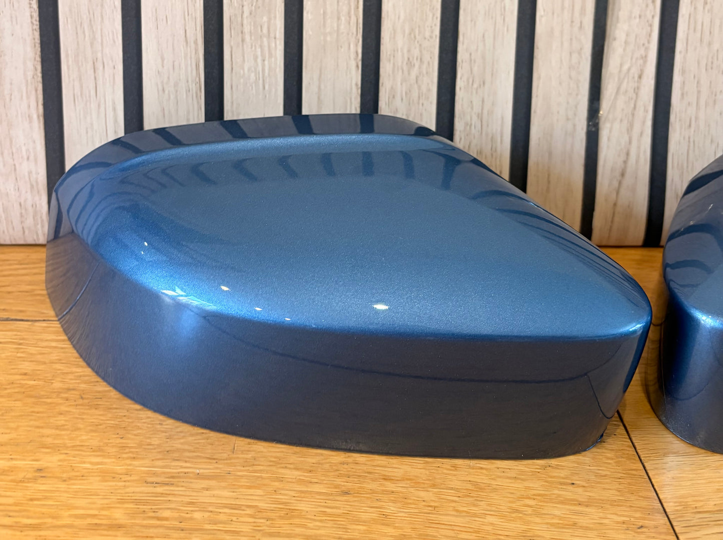 VW CADDY LIFE MIRROR COVERS CAPS | ACAPULCO BLUE | LR5T