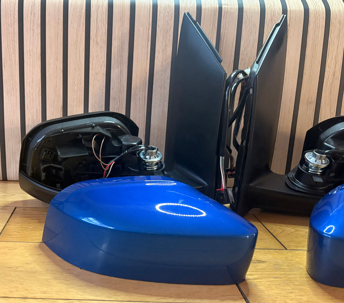 VW Caddy life mirrors upgrade | 2004-2020 | Electric | Heated | Painted in RAVENNA BLUE LA5W
