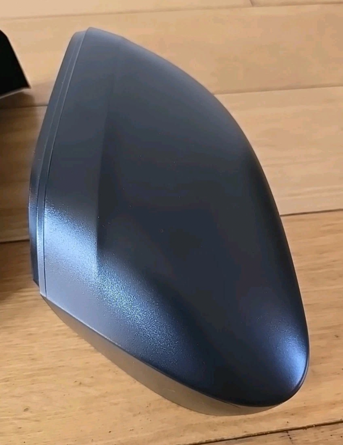 VW CADDY LIFE WING DOOR MIRROR CAP COVERS |PAIR|  BLACK TEXTURED