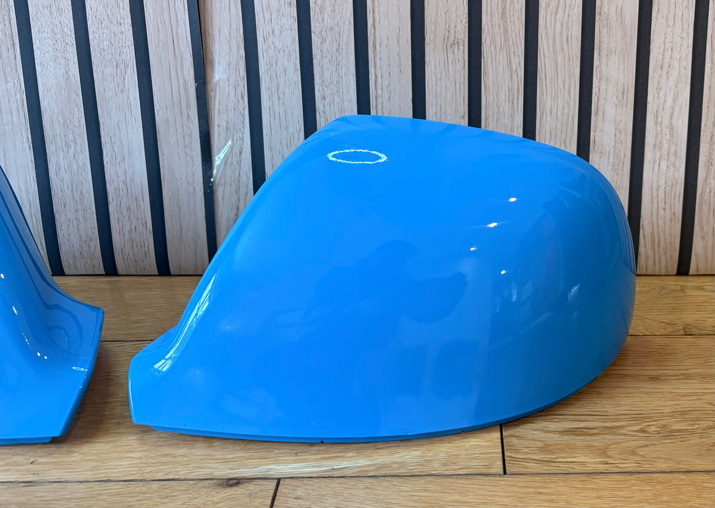 VW Transporter T5.1/T6/T6.1 New LH & RH Mirror Cover Painted In British Gas Blue