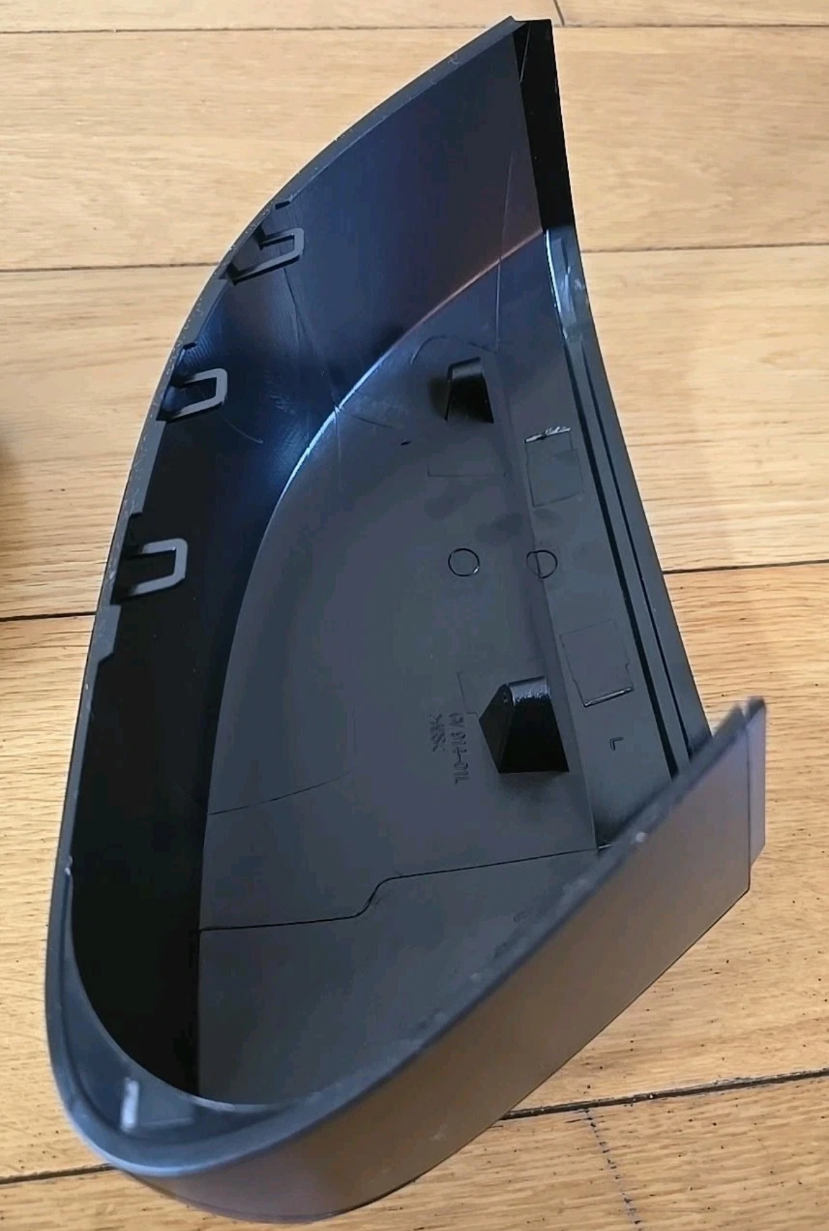 VW CADDY LIFE WING DOOR MIRROR CAP COVERS |PAIR|  BLACK TEXTURED