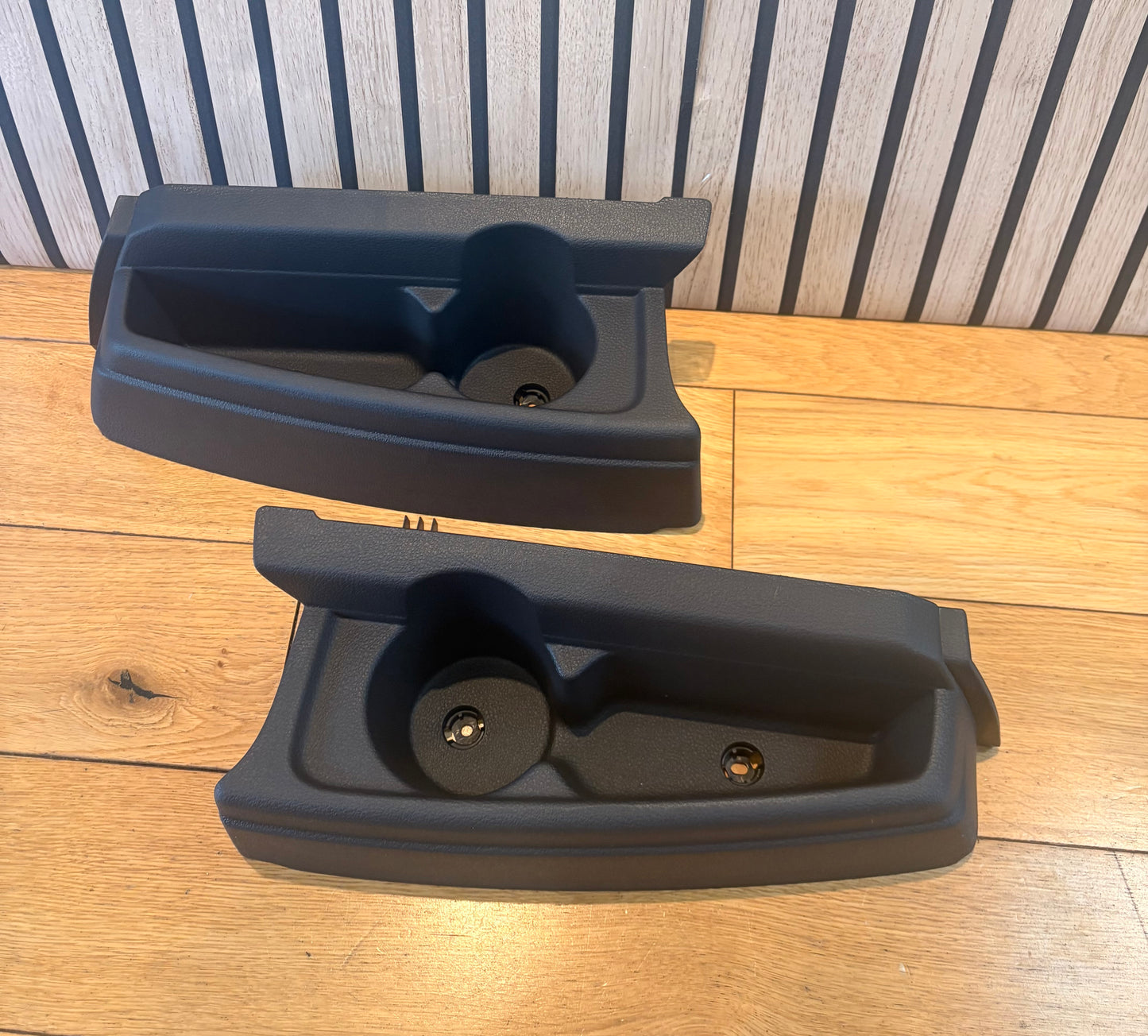 VW CADDY MK3 MK4 | REAR STORAGE COMPARTMENT | CUP HOLDER | PAIR | GENUINE