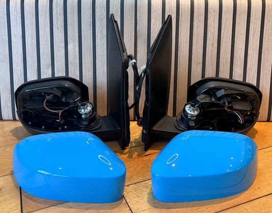 Caddy life mirrors upgrade | 2004-2020| Electric | Heated |Painted in BRITISH GAS BLUE