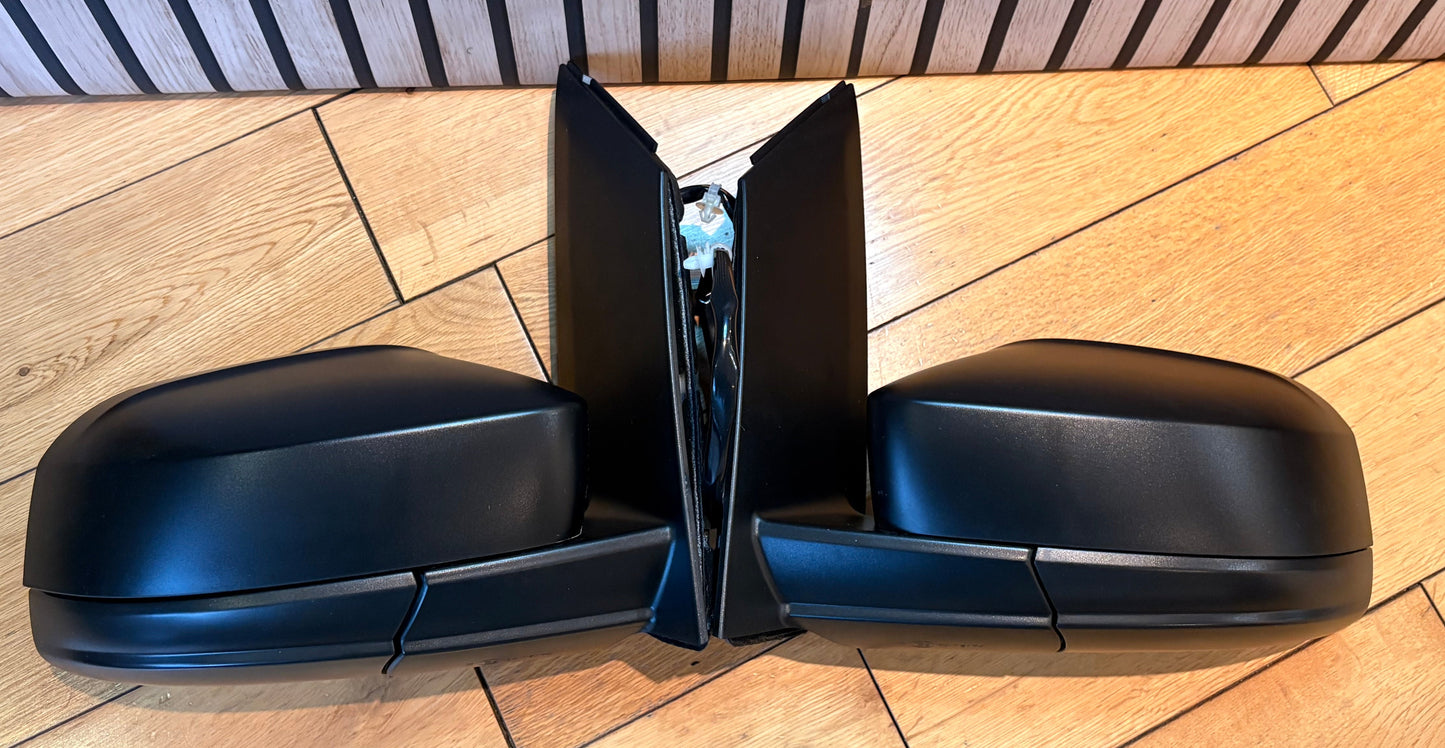 VW Caddy Life Wing Door Mirrors Upgrade | 2004- 2020| Pair | Electric | Heated |MATT BLACK