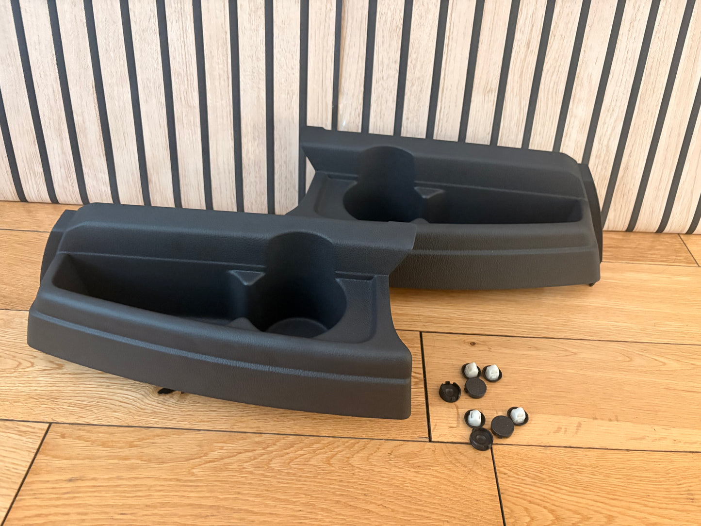 VW CADDY MAXI MK3 MK4 | REAR STORAGE COMPARTMENT | CUP HOLDER | PAIR | GENUINE