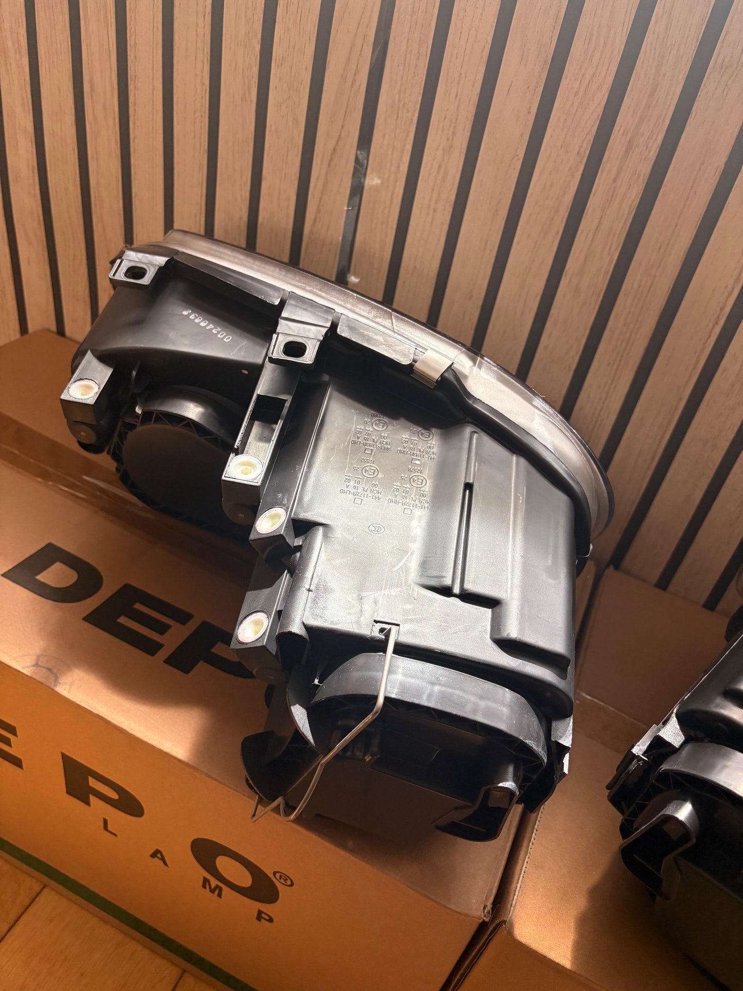 VW CADDY MK3 CHROME HEADLIGHTS QUAD | 3POD | 2004-2010 2K LIGHTS