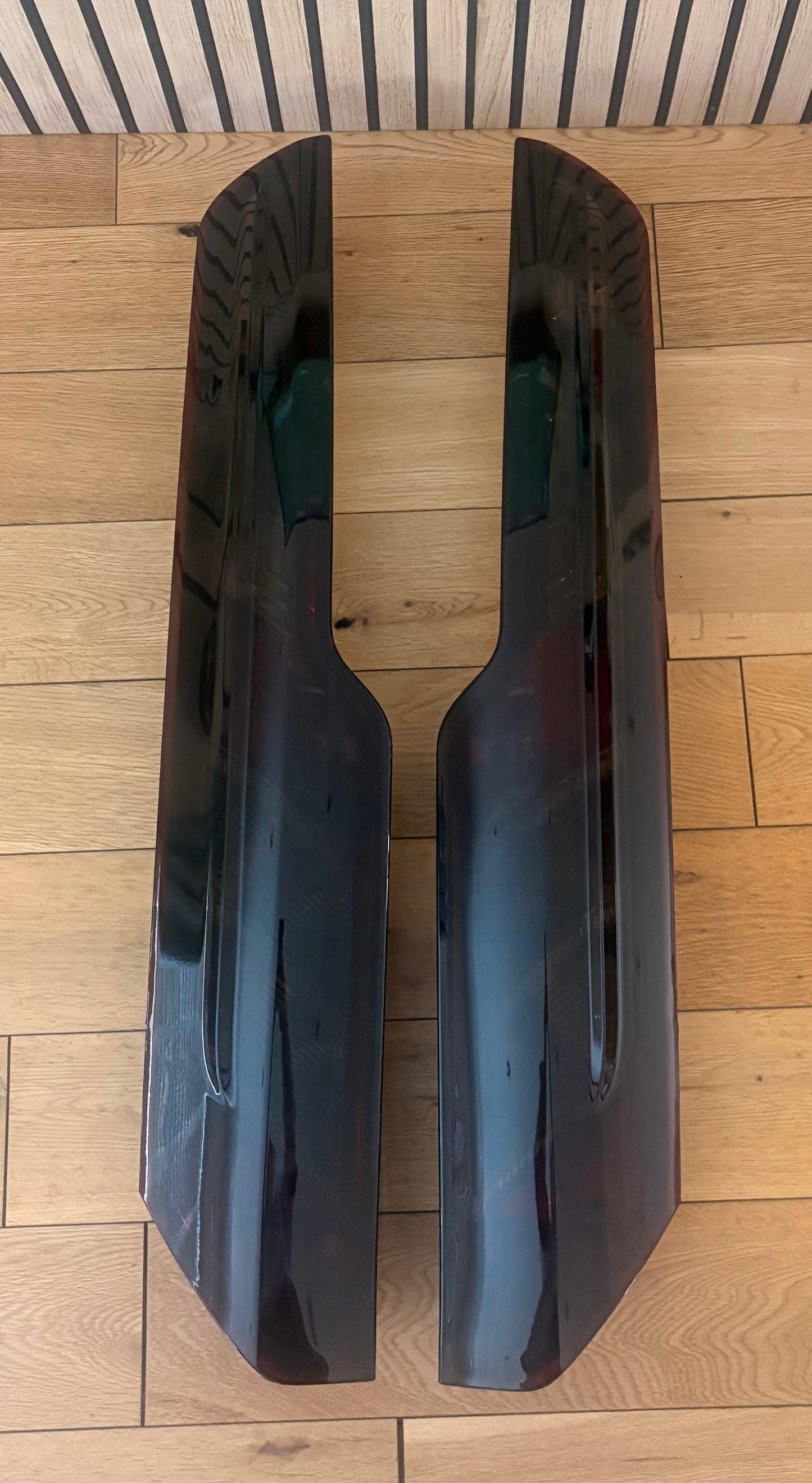 DARK Tinted Smoked Ford Transit Custom Van 2012-2024 Rear Tail Lights 1 PAIR