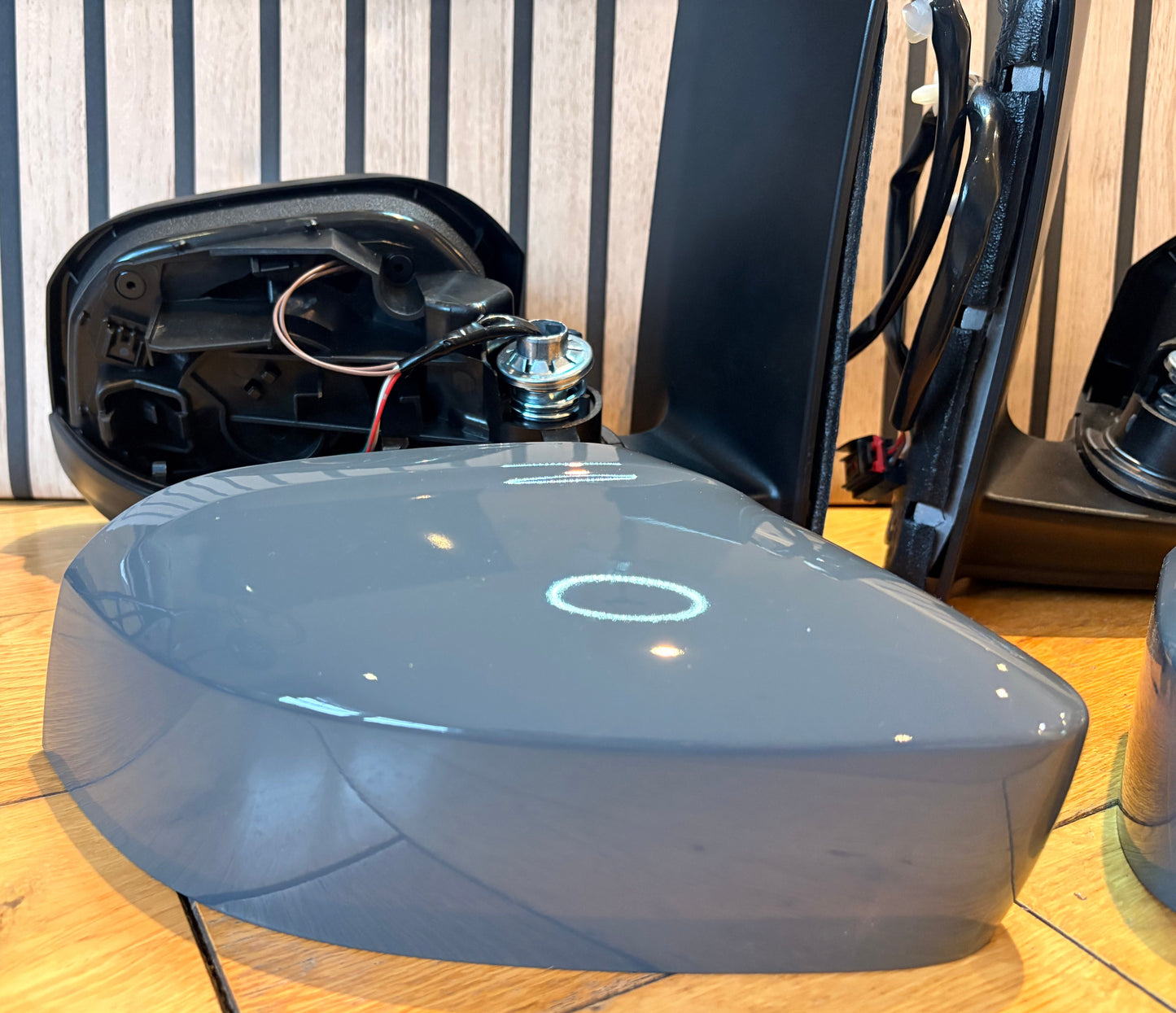VW Caddy life mirrors upgrade | 2004-2020 | POWER FOLDING | Painted in PURE GREY | LH7J