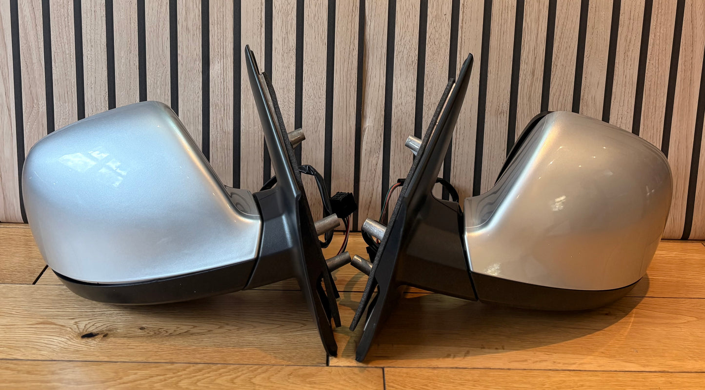 VW TRANSPORTER T5.1 |2010-2015 | DOOR WING MIRRORS | ELECTRIC | HEATED | Painted in Reflex Silver | LA7W
