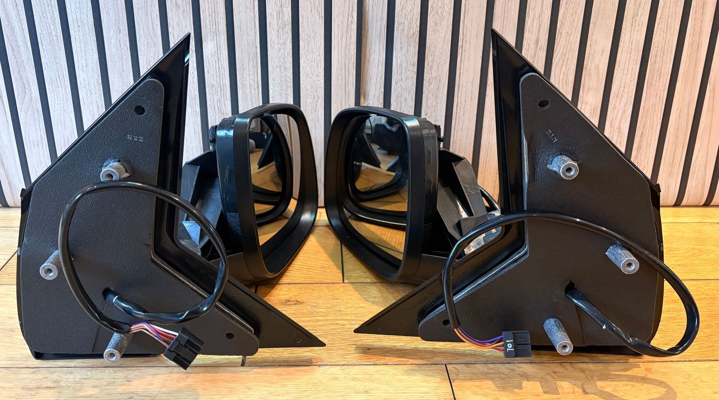 VW Transporter T6.1 Van |2019-2025| Wing Door Mirrors | POWER FOLDING | Primered Caps