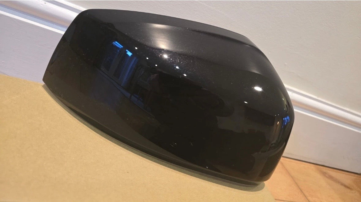 VW CADDY MK5 WING DOOR MIRROR CAP COVERS|2020-2025 | BLACK LC9X