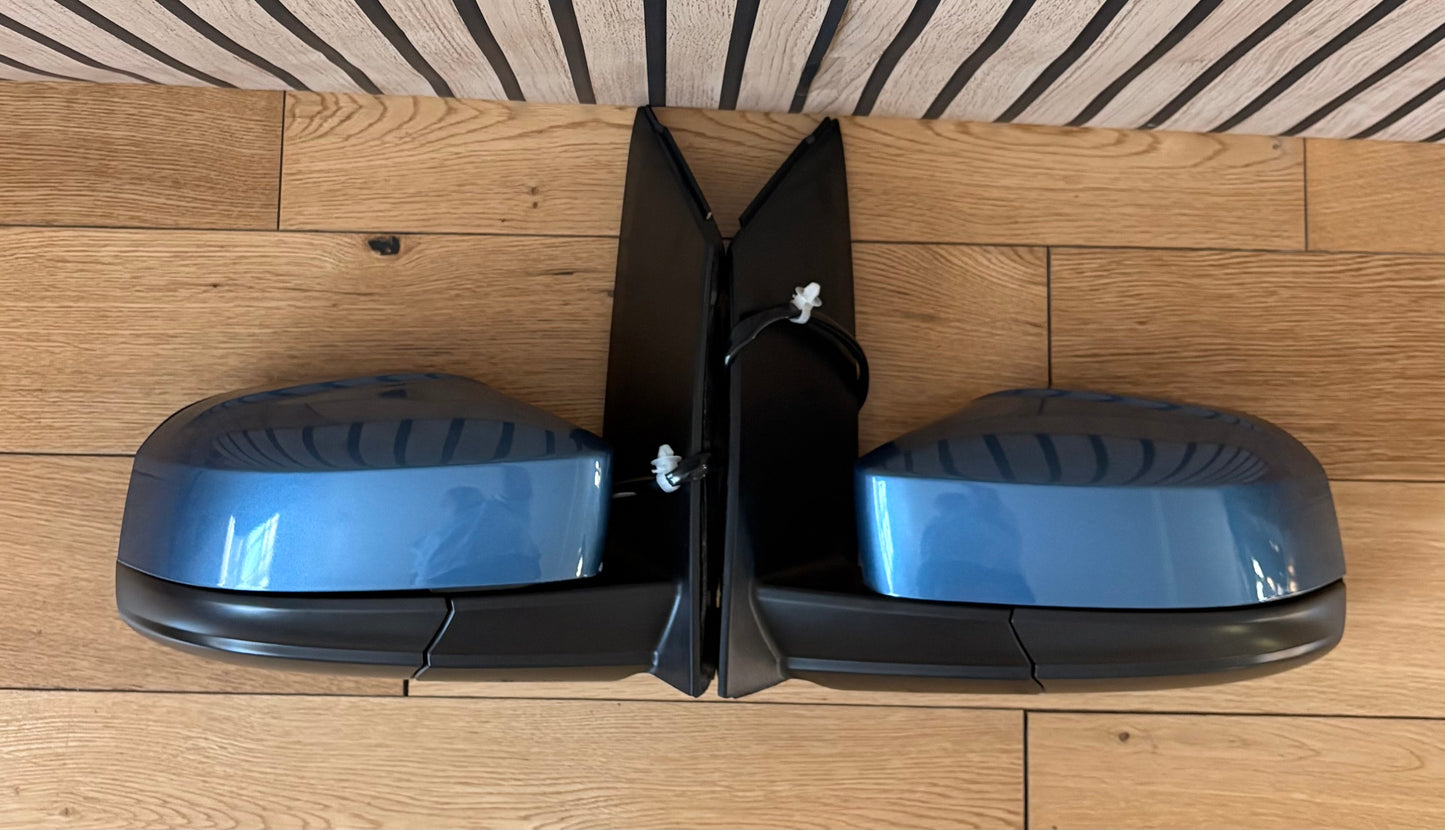 VW Caddy life mirrors upgrade | 2004-2020 | Electric | Heated | Painted in ACAPULCO BLUE LR5T