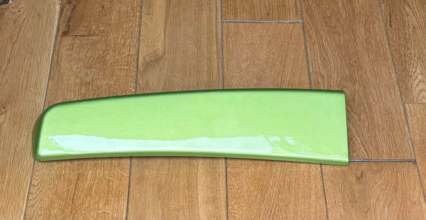 Caddy MK3/MK4 barn door spoiler painted in VIPER GREEN