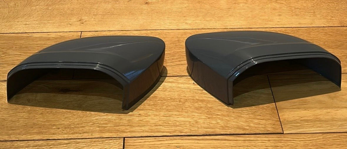 VW CADDY LIFE MIRROR COVERS CAPS | PURE GREY | LH7J