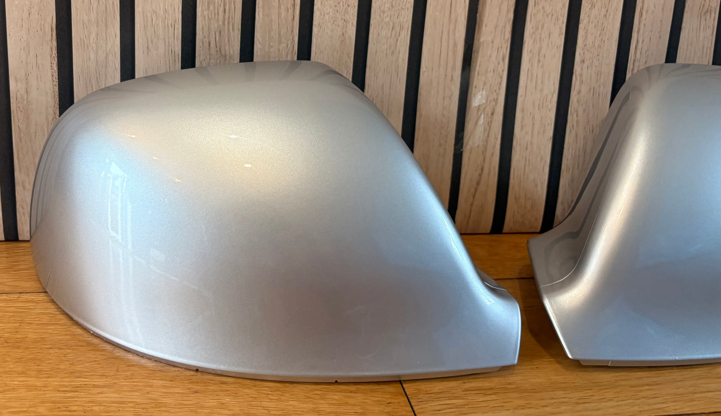 VW Transporter T5.1/T6/T6.1 New LH & RH Mirror Cover Painted In Silver