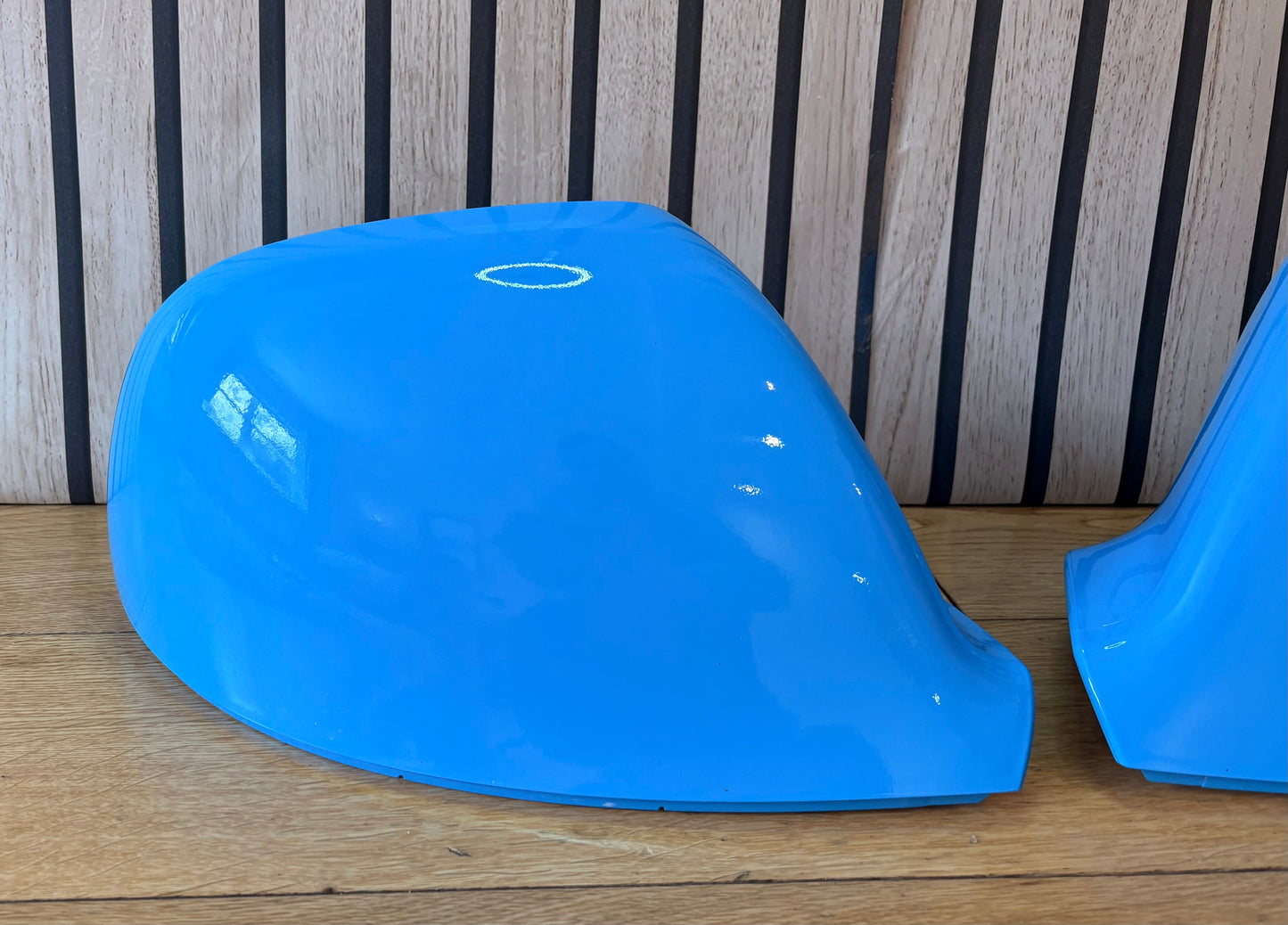 VW Transporter T5.1/T6/T6.1 New LH & RH Mirror Cover Painted In British Gas Blue