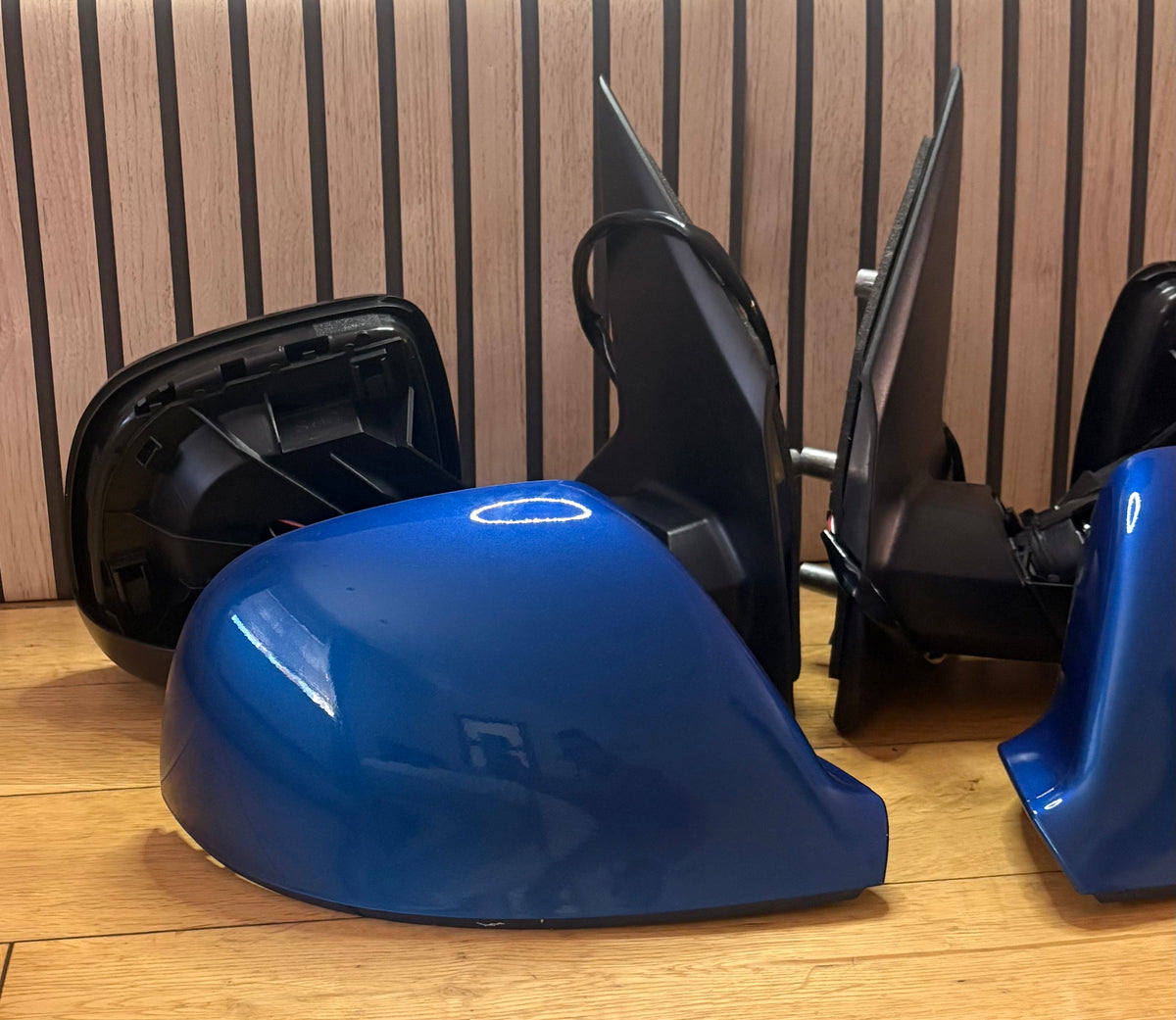 VW TRANSPORTER T6/T6.1 | 2015-2023 | DOOR WING MIRRORS | ELECTRIC | HEATED | RAVENNA BLUE | LA5W