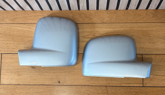 VW Caddy MK3 MK4 | 2004-2020 |Door Wing Mirror Cover Cap Case | Silver | Pair