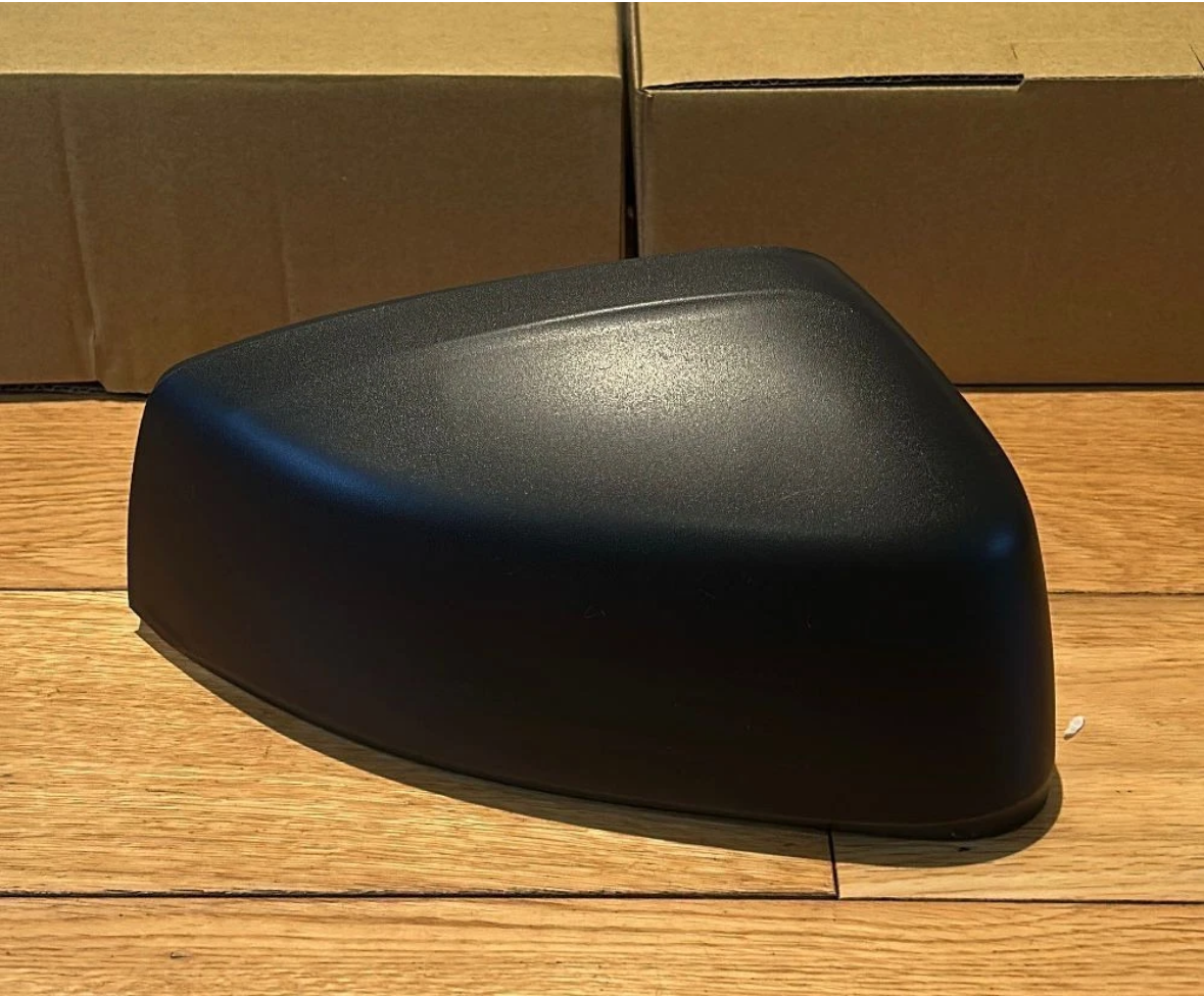 VW CADDY MK5 WING DOOR MIRROR CAP COVERS|2020-2025 | BLACK TEXTURED