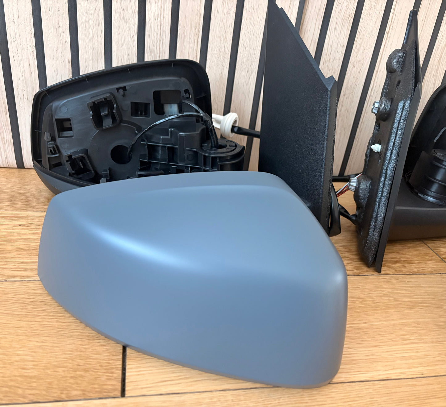 Caddy MK5 Wing Door Mirrors | 2021 >| Pair | Electric | Heated | Primered Caps