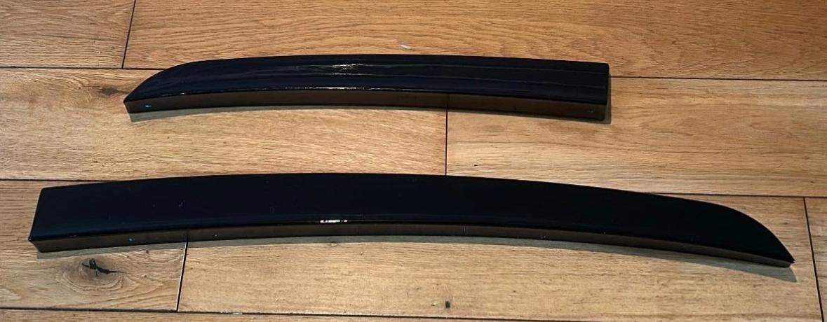 Fits VW CADDY SPOILER REAR BARN DOOR 2021 ONWARDS MK5 - GLOSS BLACK