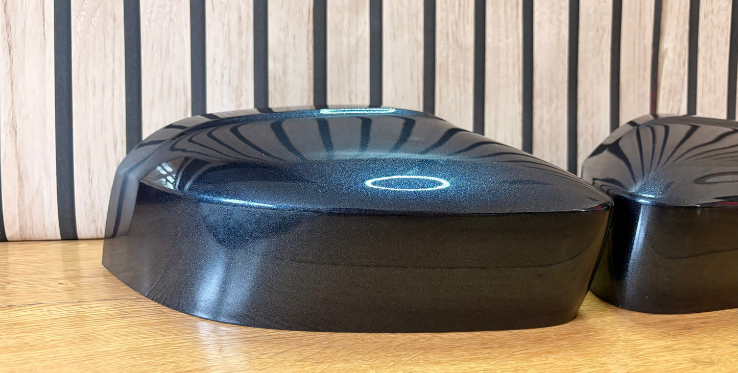 VW CADDY LIFE MIRROR COVERS CAPS | STARLIGHT BLUE | LT5U