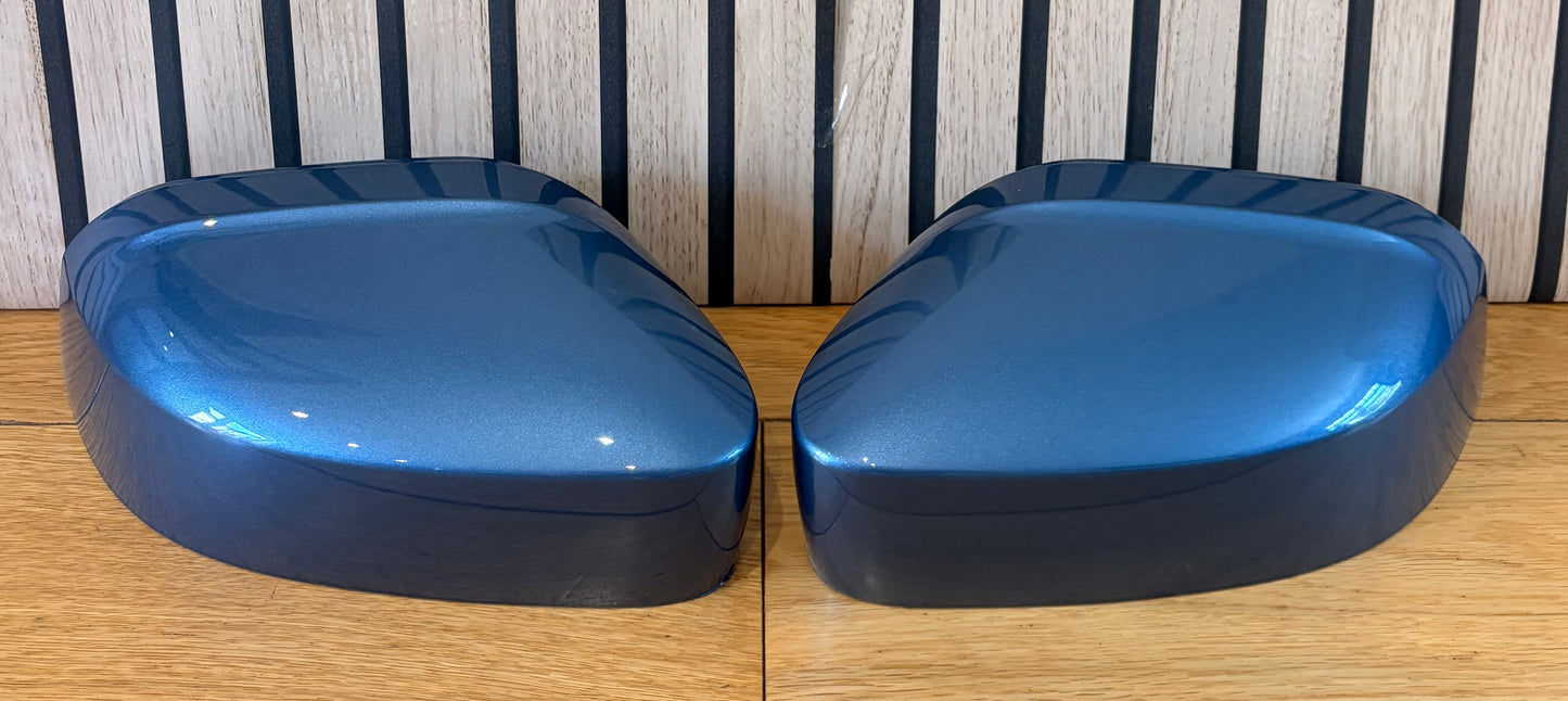 VW CADDY LIFE MIRROR COVERS CAPS | ACAPULCO BLUE | LR5T