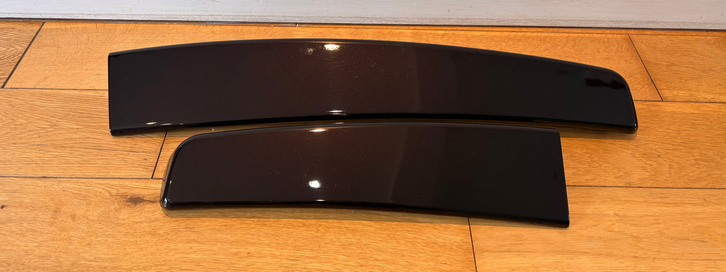 VW Caddy MK3/MK4 barn door spoiler painted BLACKBERRY