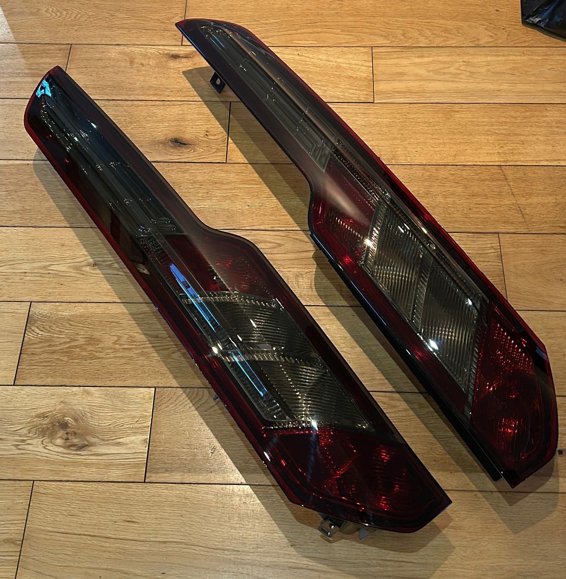 Tinted Smoked Ford Transit Custom Van 2012-2024 Rear Tail Lights 1 PAIR