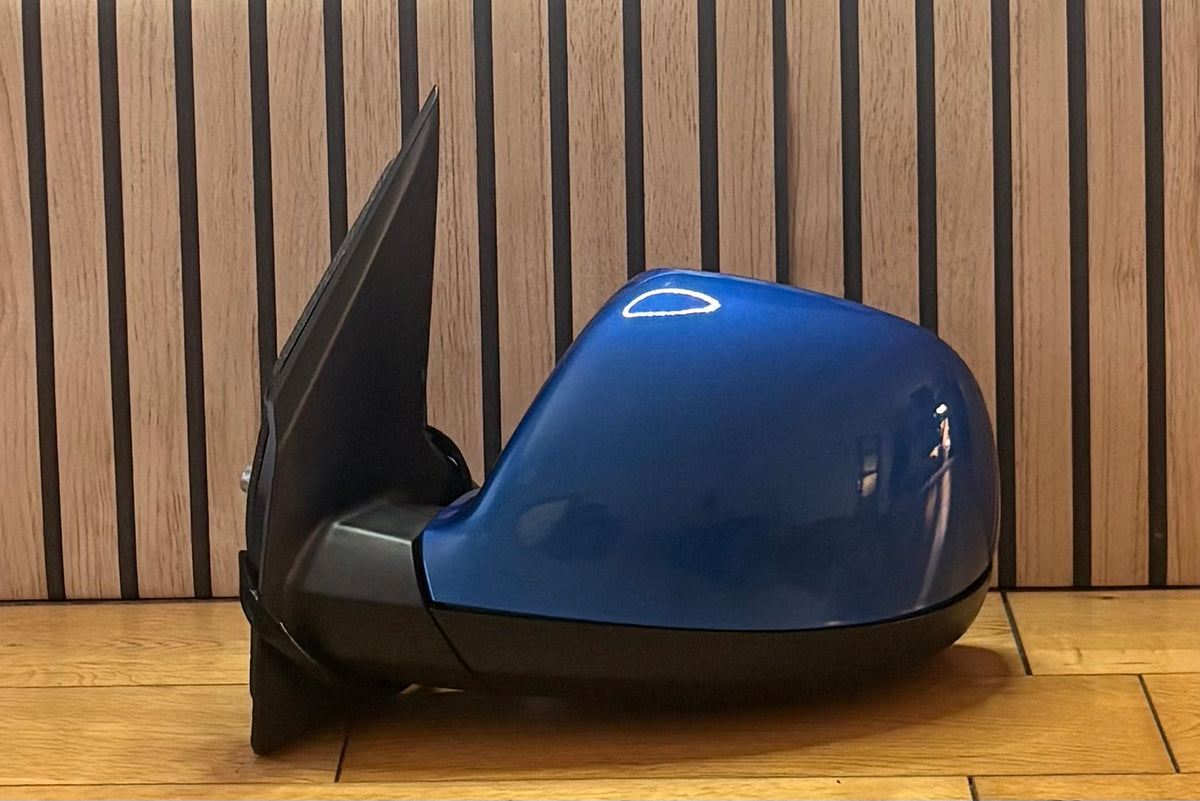 VW TRANSPORTER T6/T6.1 | 2015-2023 | DOOR WING MIRRORS | ELECTRIC | HEATED | RAVENNA BLUE | LA5W