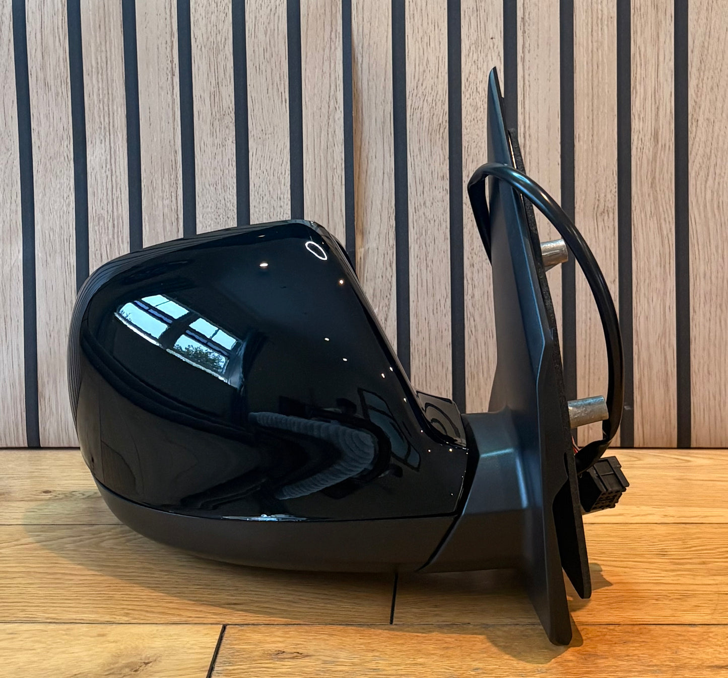VW TRANSPORTER T6/T6.1 | 2015-2023 | DOOR WING MIRRORS | ELECTRIC | HEATED | Gloss Black