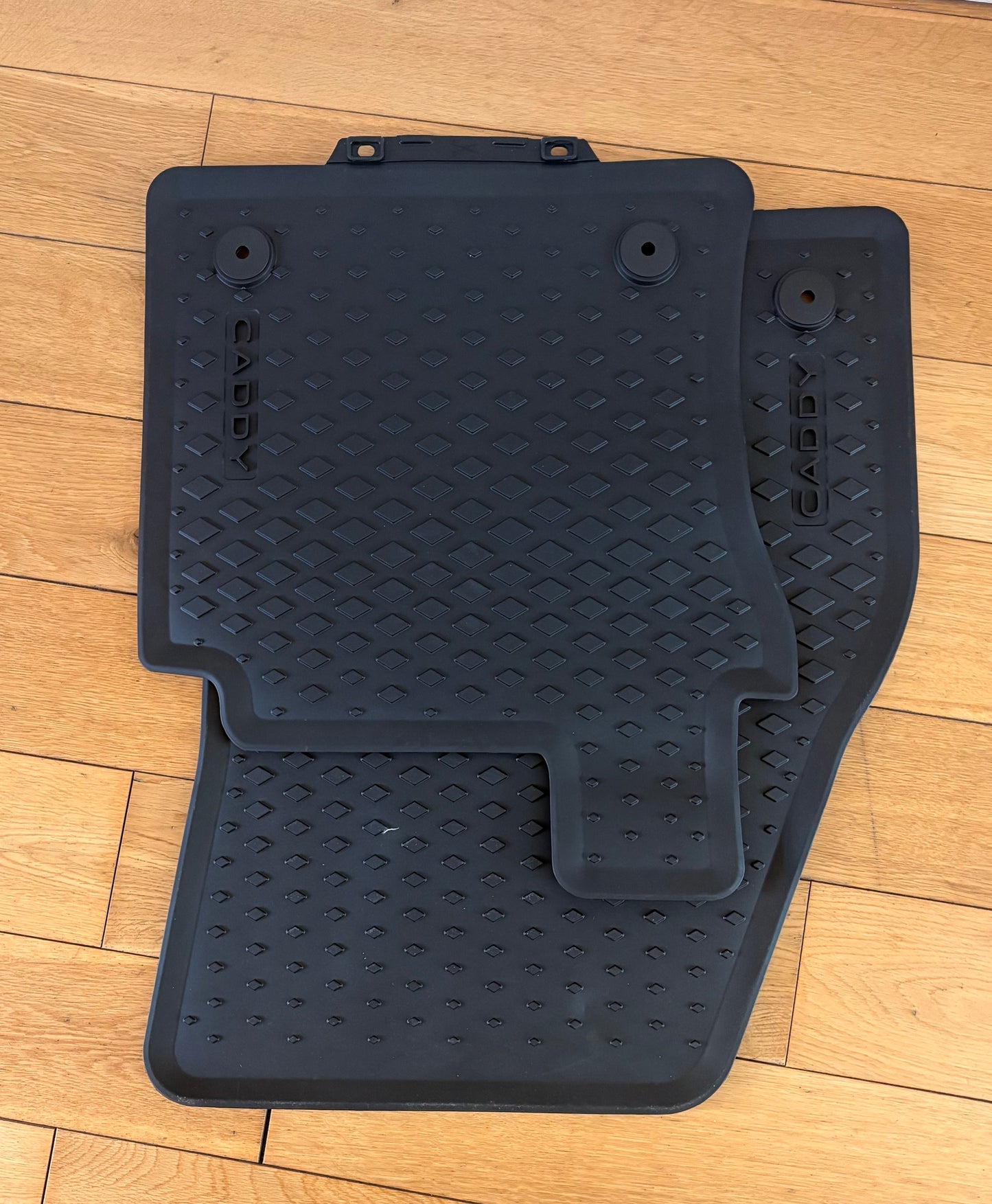 New Genuine VW Caddy MK5 2021 Onwards All-weather Rubber floor mats front
