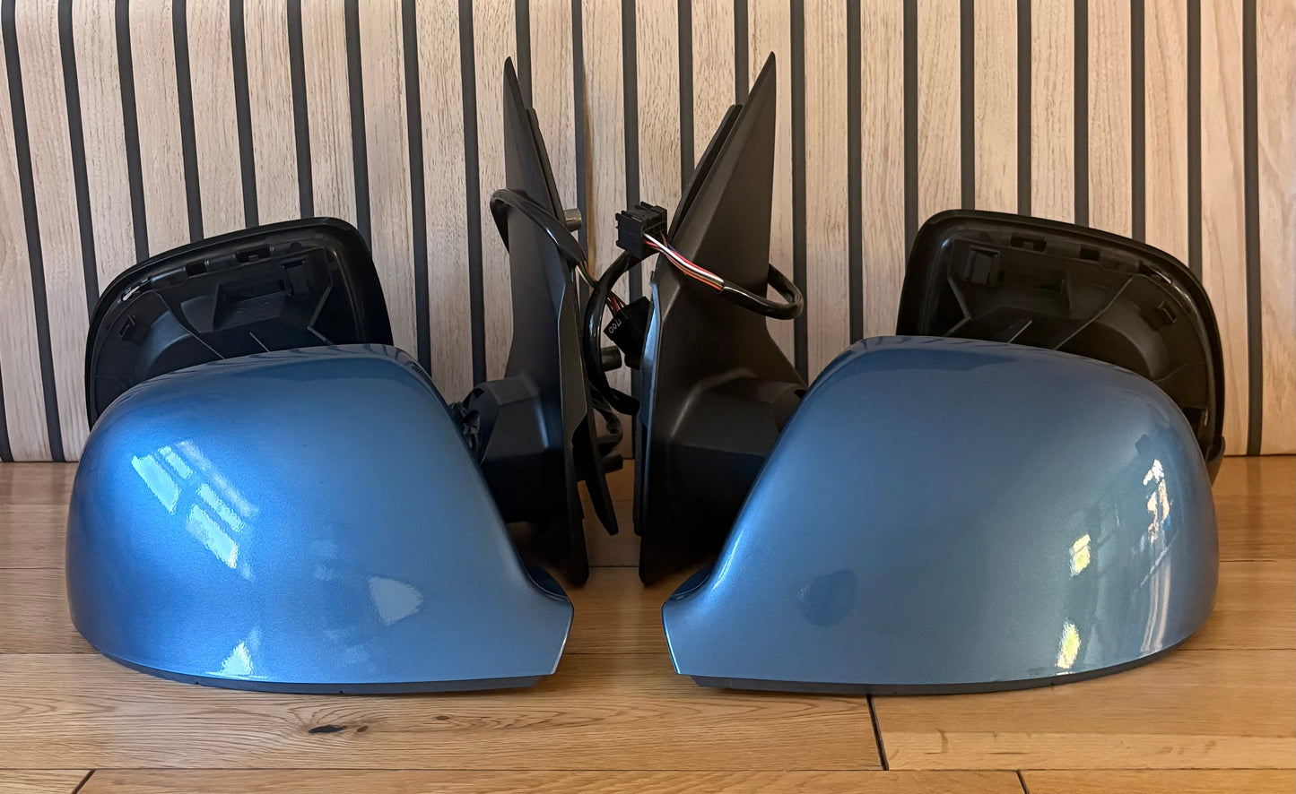 VW TRANSPORTER T6/T6.1 | 2015-2023 | DOOR WING MIRRORS | ELECTRIC | HEATED | ACAPULCO BLUE LR5T