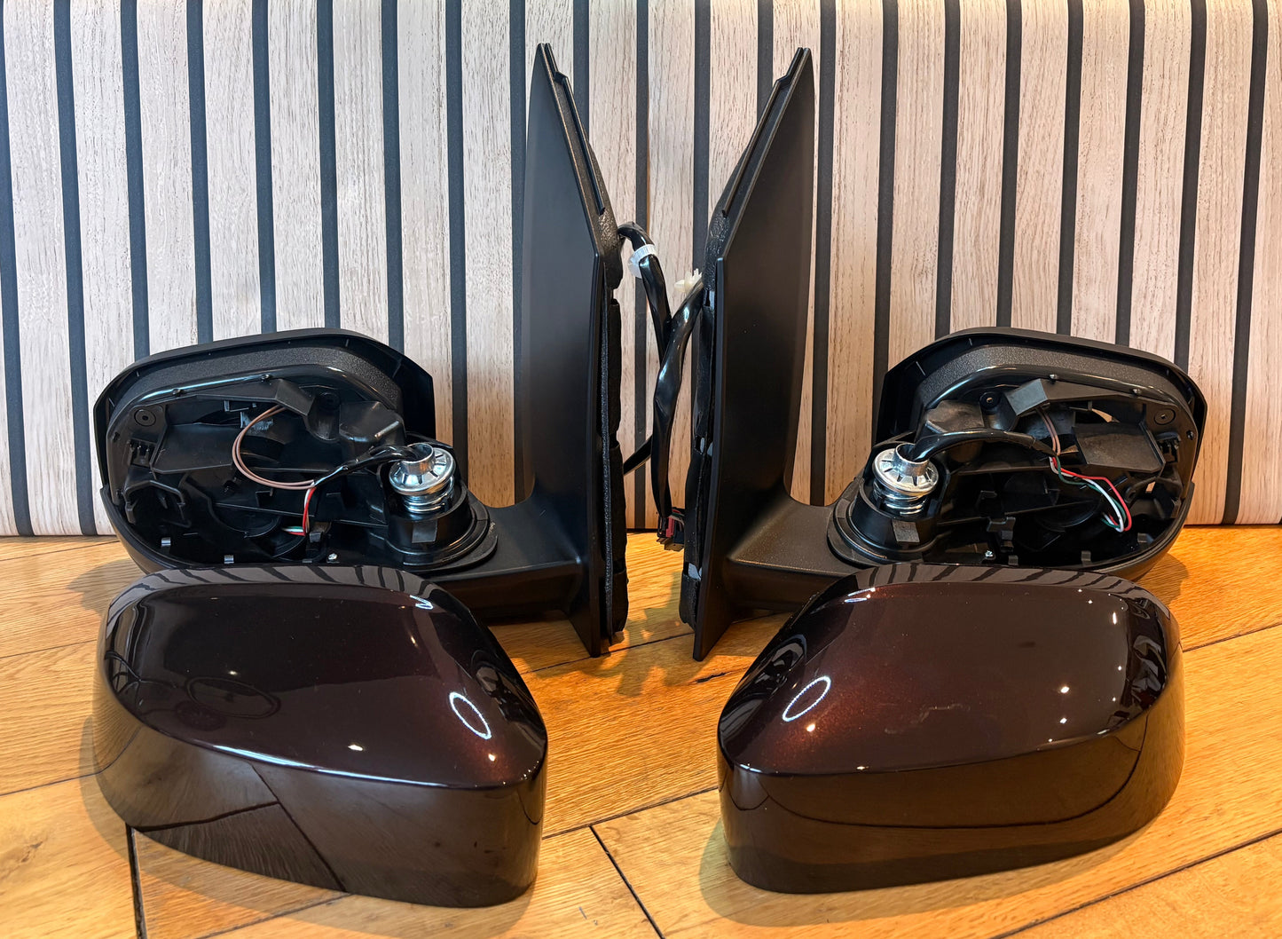 VW Caddy life mirrors upgrade | 2004-2020 | POWER FOLDING | Painted in BLACKBERRY | LL4U