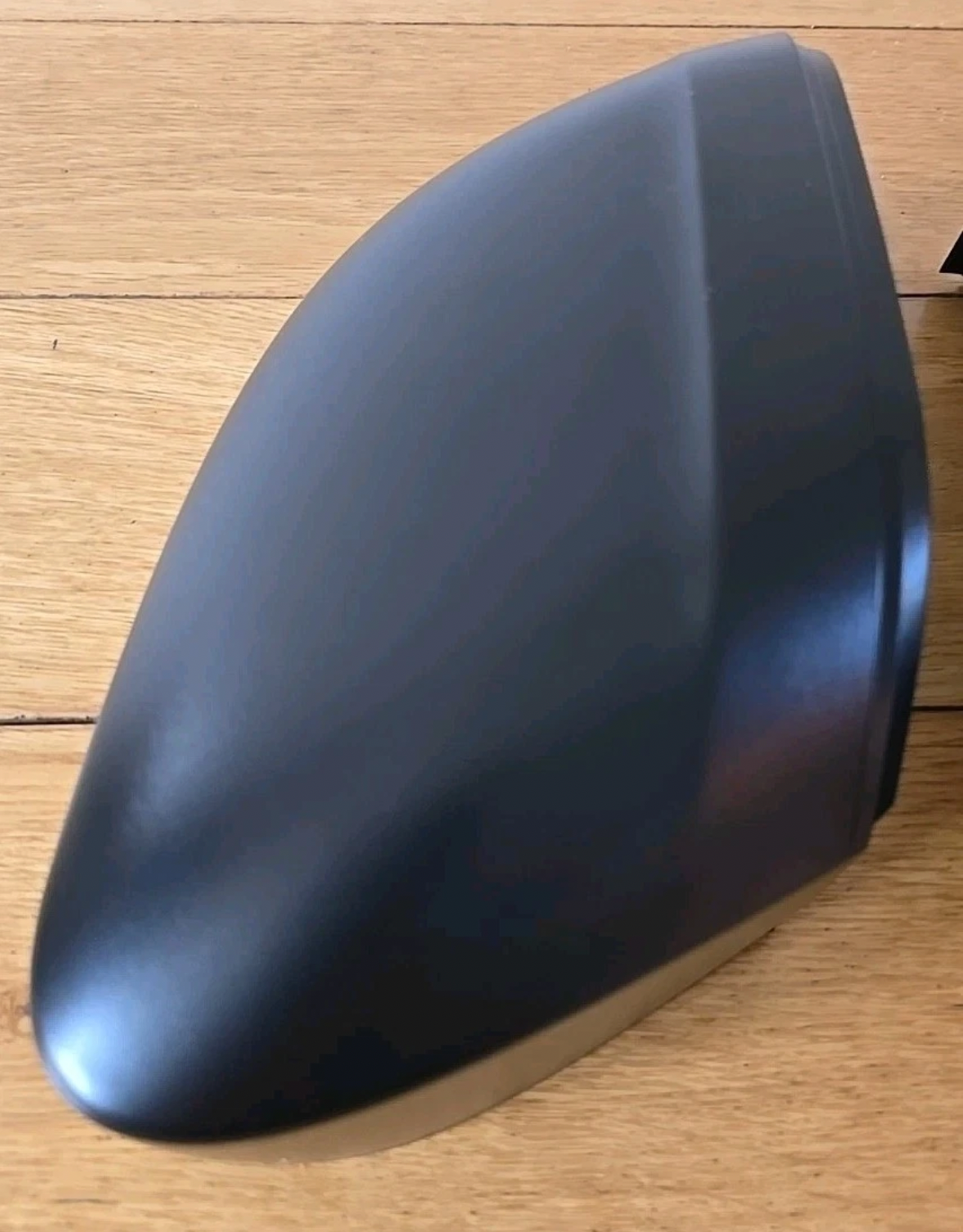 VW CADDY LIFE WING DOOR MIRROR CAP COVERS |PAIR|  BLACK TEXTURED