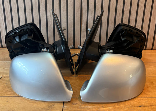VW T5.1 Transporter Van |2010-2016 | Wing Door Mirrors  | Manual | Painted Silver Caps