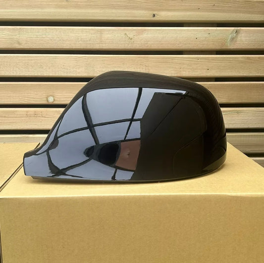 VW T5.1/T6/T6.1 New LH/Passenger SideMirror Cover Painted In Gloss Black