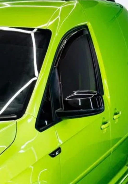 PASSENGER SIDE Caddy life mirror upgrade Painted in LC9X DEEP BLACK PEARL