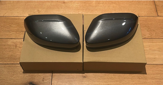 VW CADDY LIFE MIRROR COVERS CAPS INDIUM GREY LR7H