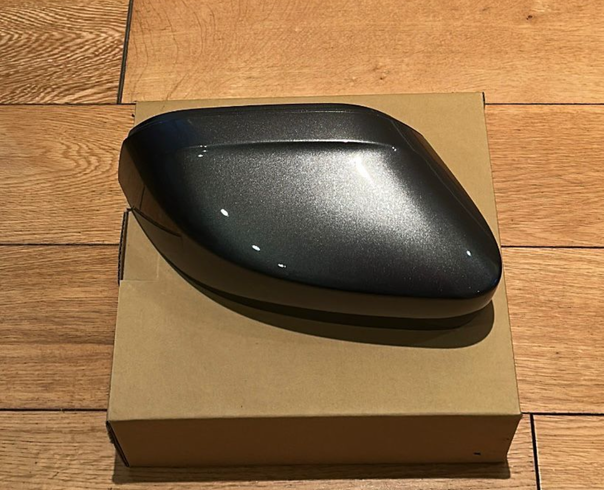 VW CADDY LIFE MIRROR COVERS CAPS INDIUM GREY LR7H