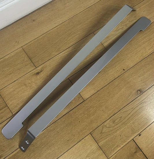 VW CADDY 2K MAXI 2K SIDE LOADING DOOR RAIL COVER LEFT & RIGHT SIDE 2004 - 2020 PAINTED IN LA5W REFLEX SILVER
